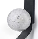 Helsingör Single Bubbly Soft Glass Black Wall Sconce - Heka Lighting & Trading Limited