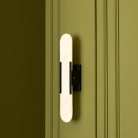 Hristos Black Marble Wall Sconce 50 Cm - Heka Lighting & Trading Limited