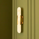 Hristos Brushed Brass Marble Wall Sconce - Heka Lighting & Trading Limited