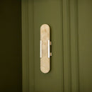 Hristos Matte Chrome Marble Wall Sconce 50 Cm - Heka Lighting & Trading Limited