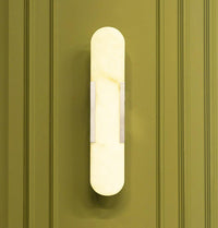 Hristos Matte Chrome Marble Wall Sconce 50 Cm - Heka Lighting & Trading Limited