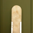 Hristos Matte Chrome Marble Wall Sconce 50 Cm - Heka Lighting & Trading Limited
