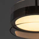 Berlin Platinum Stainless Transparent Glass Pendant Light Chandelier 20 Cm