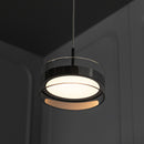 Berlin Platinum Stainless Transparent Glass Pendant Light Chandelier 20 Cm