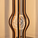 Naramata Wood Antique Brown Floor Lamp - Heka Lighting & Trading Limited