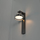 Berlin Platinum Stainless Transparent Glass Led Wall Sconce