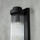 Sumela Black Glass Wall Sconce 40 Cm - Heka Lighting & Trading Limited