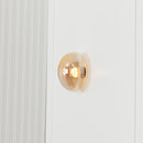 Labranda Single Honey Glass Black Led Wall Sconce 10 Cm - Heka Lighting & Trading Limited