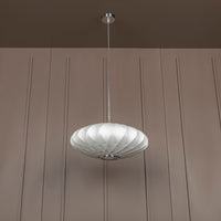 Star Soft Touch White Cross Ellipse Pendant Light Chandelier 50 Cm
