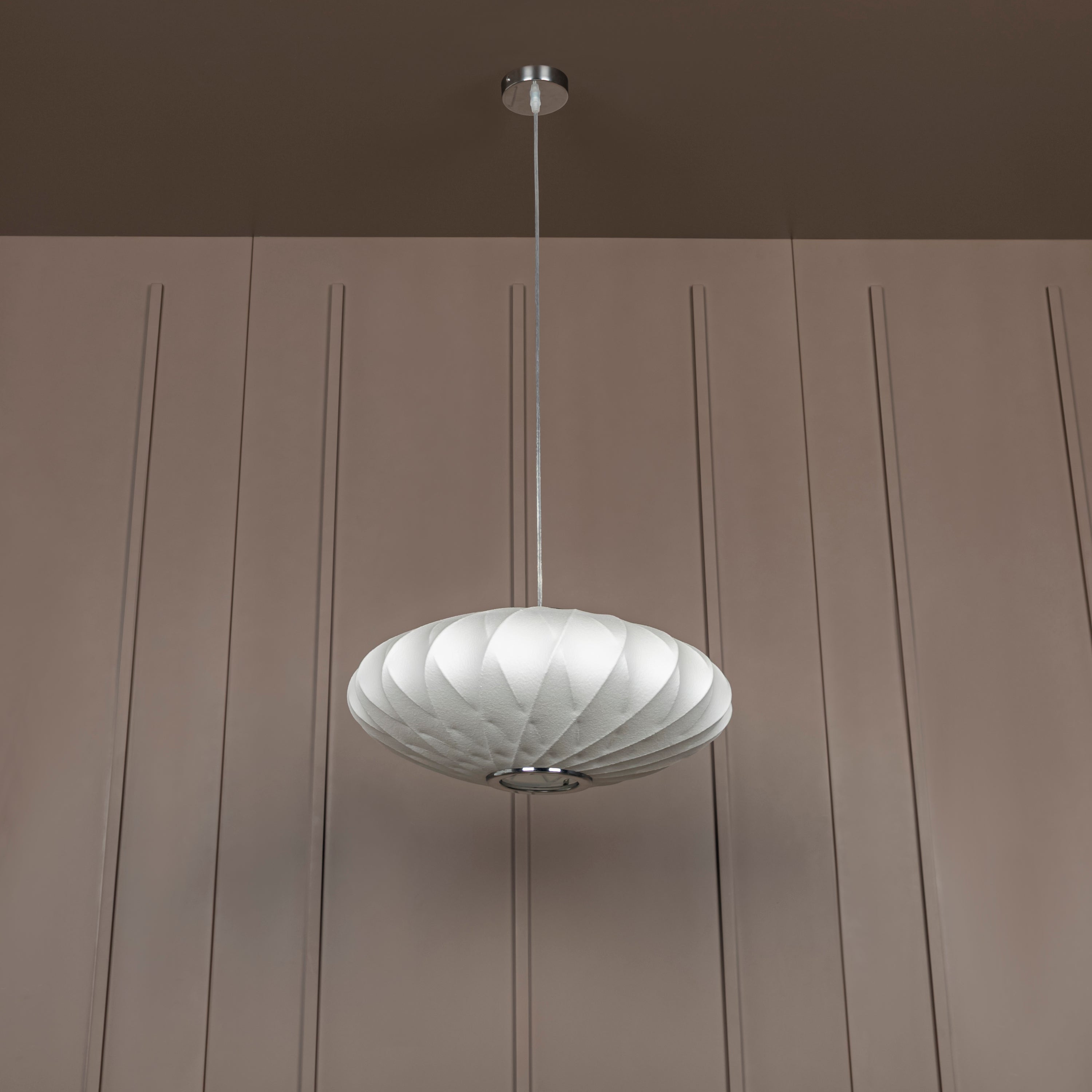 Star Soft Touch White Cross Ellipse Pendant Light Chandelier 50 Cm