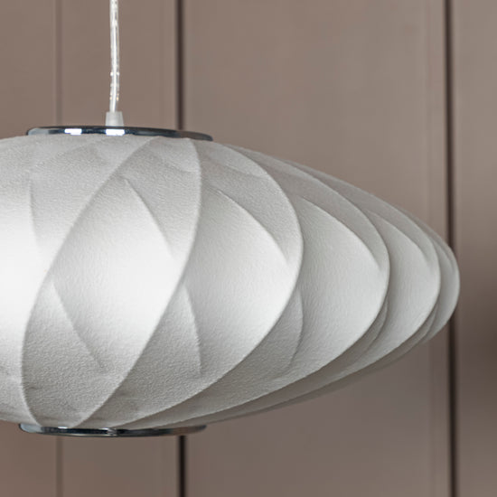 Star Soft Touch White Cross Ellipse Pendant Light Chandelier 50 Cm