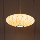 Star Soft Touch White Cross Ellipse Pendant Light Chandelier 50 Cm