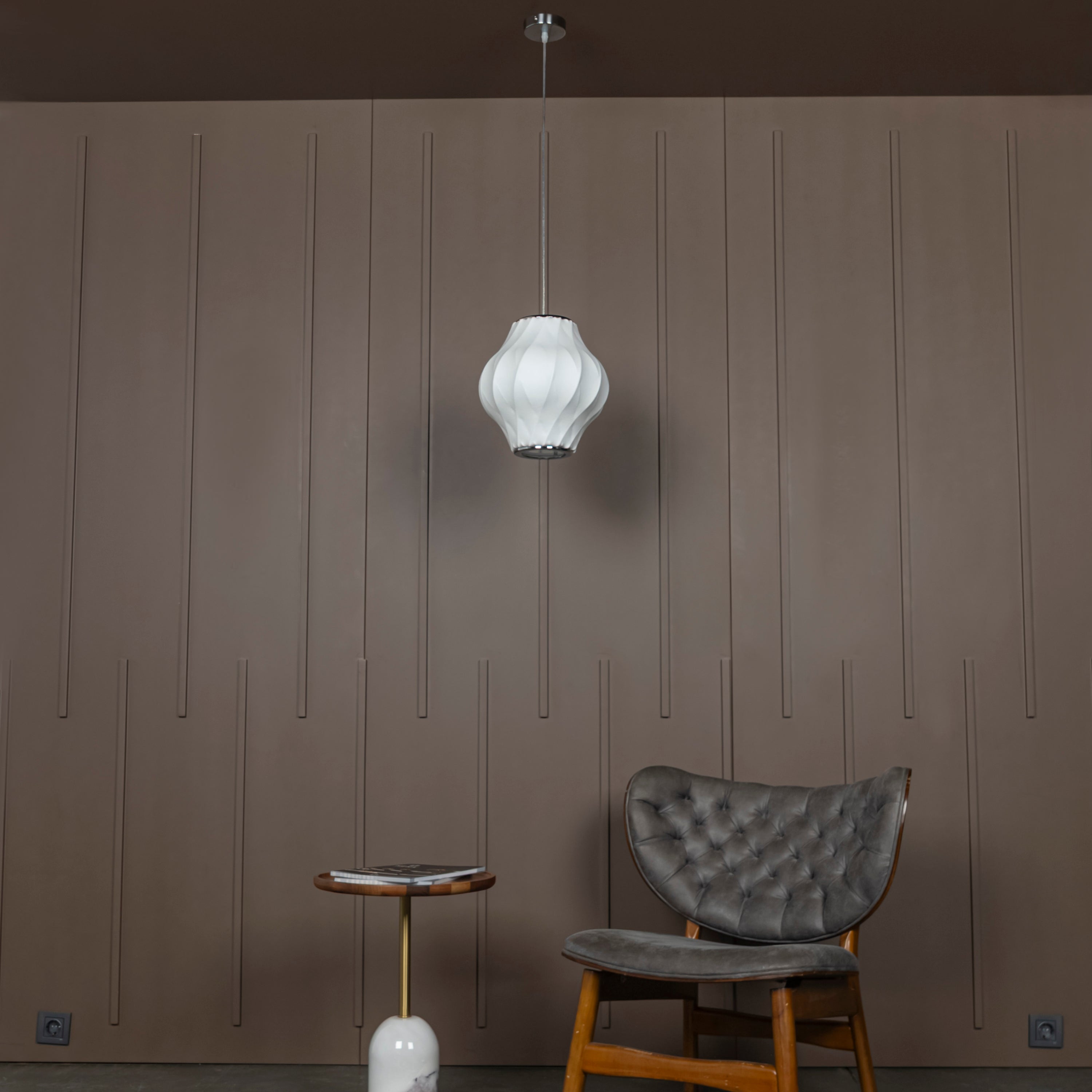 Star Soft Touch White Cross Pendant Light Chandelier 30 Cm