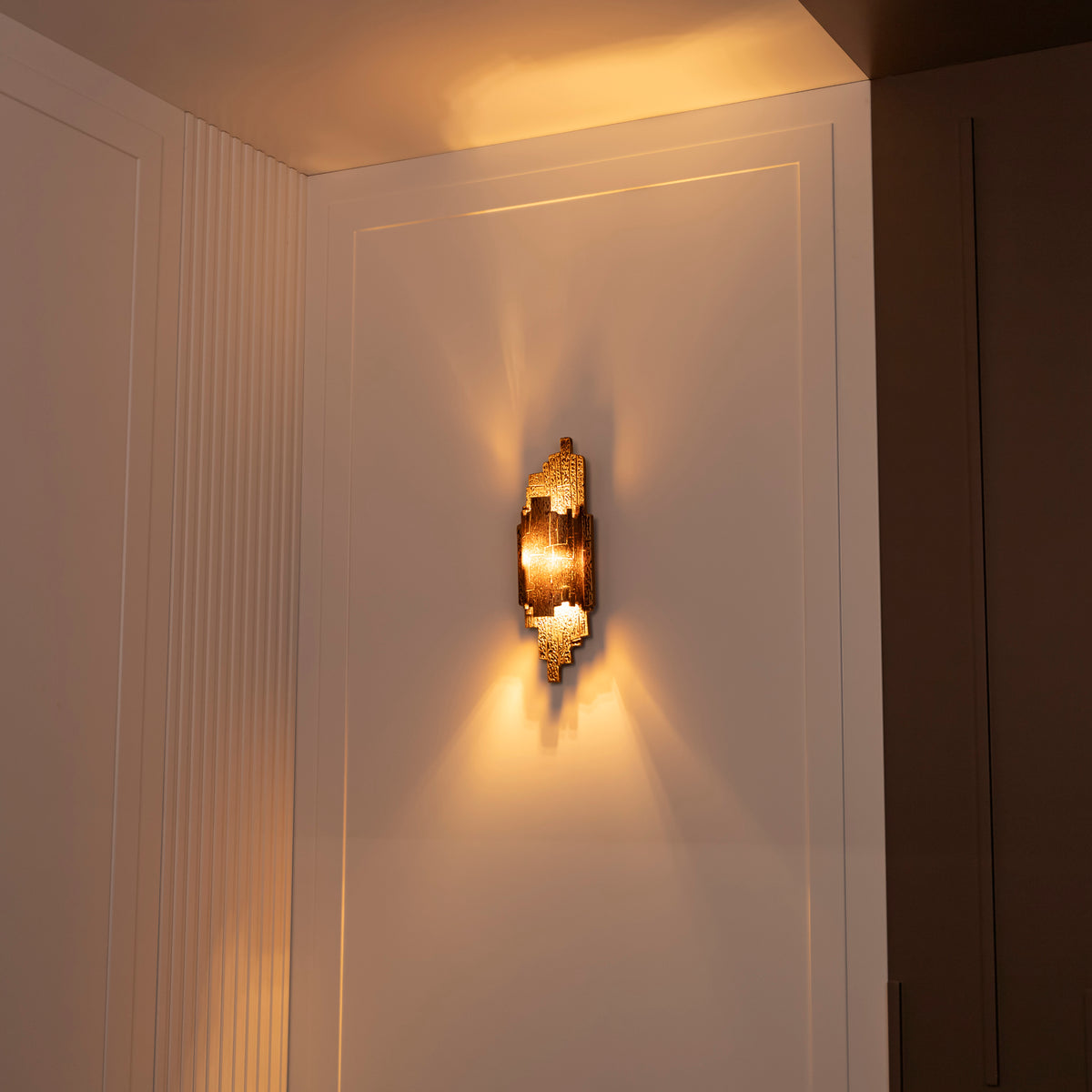 Belarus Resin Protected Dark Antique Wall Sconce