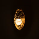 Brüksel Gold Marble Small Wall Sconce