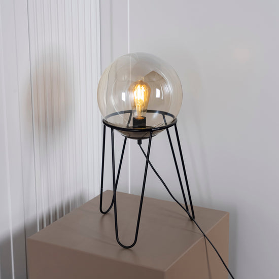 Karatay 25' Table Lamp Black | Modern Decorative Lighting For Homes & Hotels