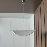 Galaxy Soft Touch White Pendant Light Chandelier 60 Cm