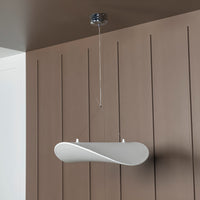 Galaxy Soft Touch White Pendant Light Chandelier 60 Cm