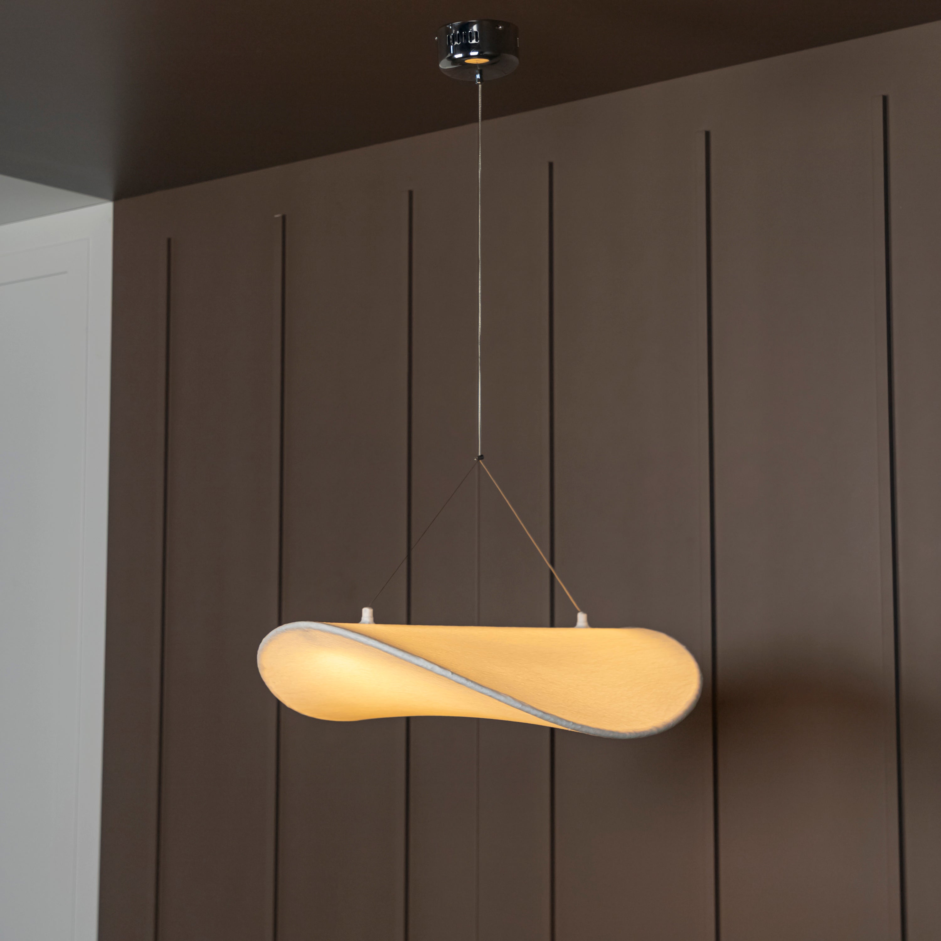 Galaxy Soft Touch White Pendant Light Chandelier 60 Cm