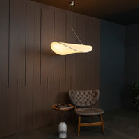 Galaxy Soft Touch White Pendant Light Chandelier 80 Cm