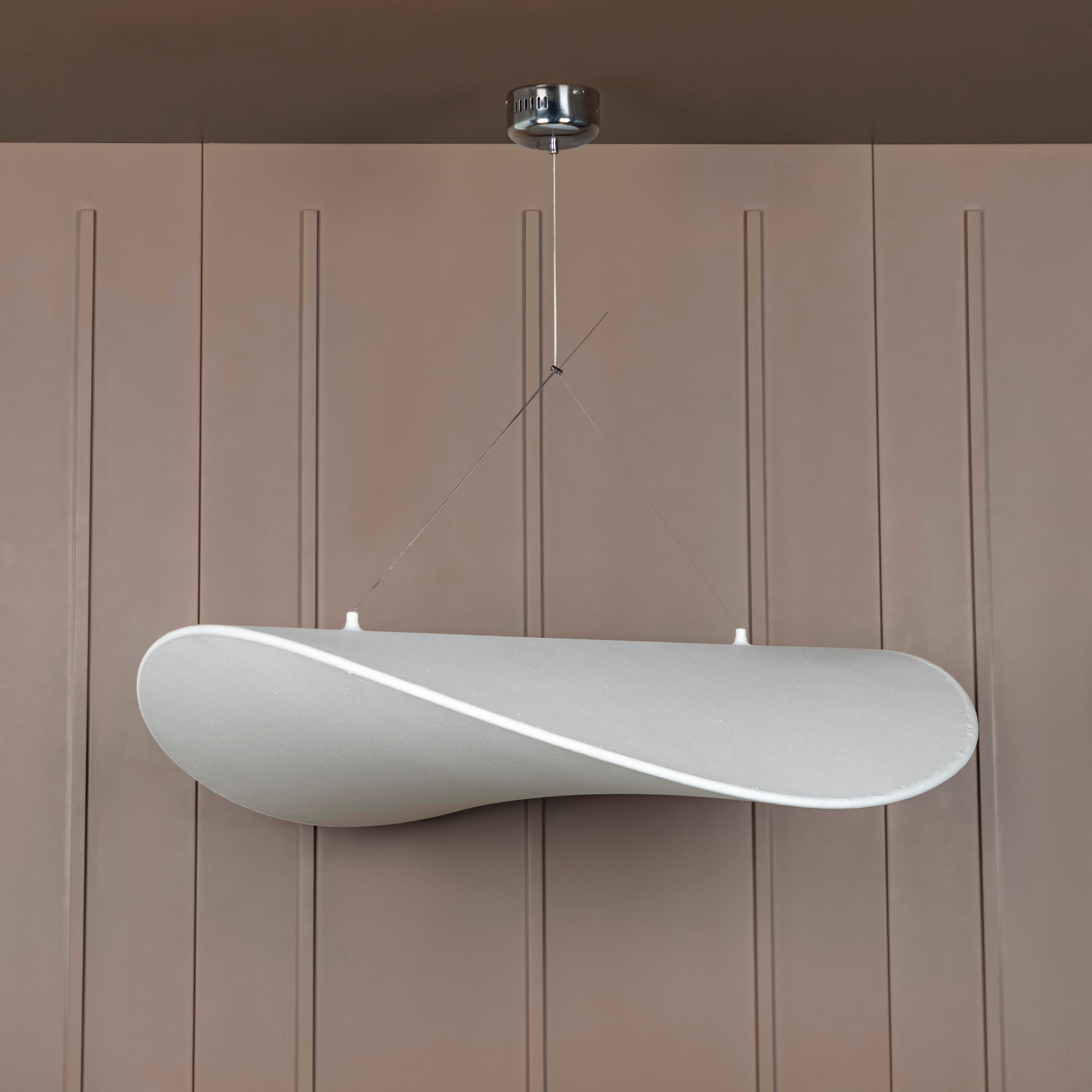 Galaxy Soft Touch White Pendant Light Chandelier 100 Cm
