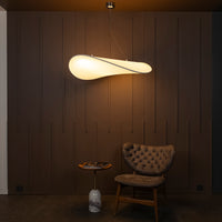 Galaxy Soft Touch White Pendant Light Chandelier 100 Cm