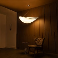 Galaxy Soft Touch White Pendant Light Chandelier 100 Cm