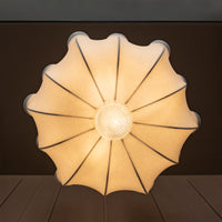 Epsilon Soft Touch White Transparent Pendant Light Chandelier 80 Cm