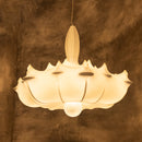 Epsilon Soft Touch White Transparent Pendant Light Chandelier 100 Cm