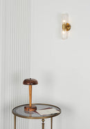 Portobello Wenge Rechargeable Touch Wood Table Lamp - Heka Lighting & Trading Limited