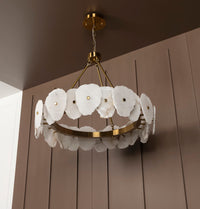 Antvers Antique White Marble Led Chandelier - Heka Lighting & Trading Limited