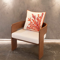 Coral Single Branch Coral 55X55 Pillow