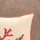 Coral Single Branch Coral 55X55 Pillow