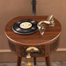 Brown-Black Gramophone - Music Player