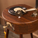 Brown-Black Gramophone - Music Player