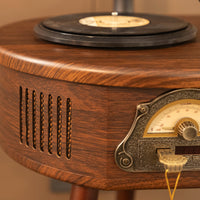 Brown-Black Gramophone - Music Player