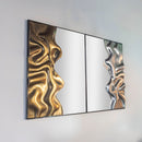 Silver Embossed Wall Art 90X120Cm
