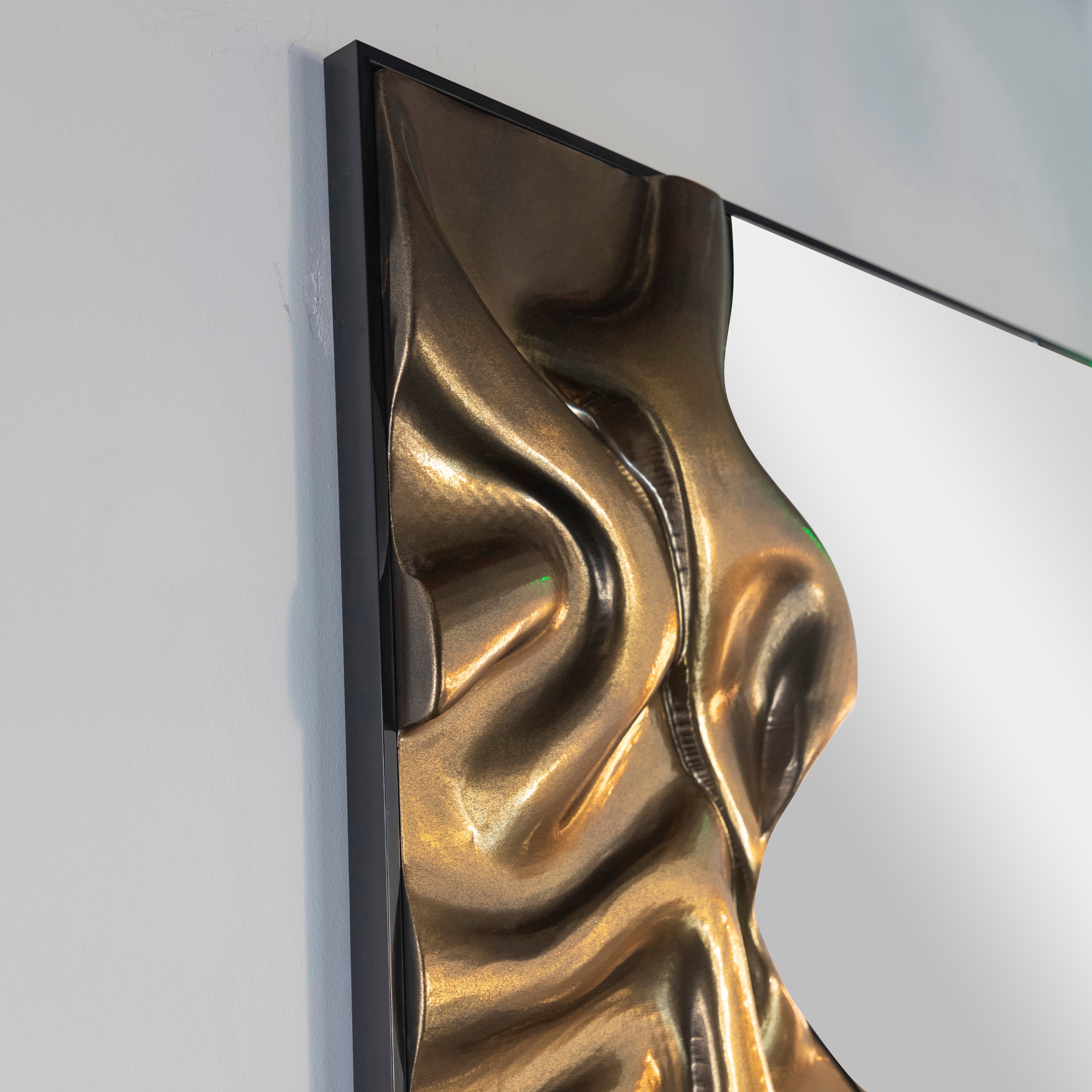 Gold Embossed Wall Art 90X120Cm