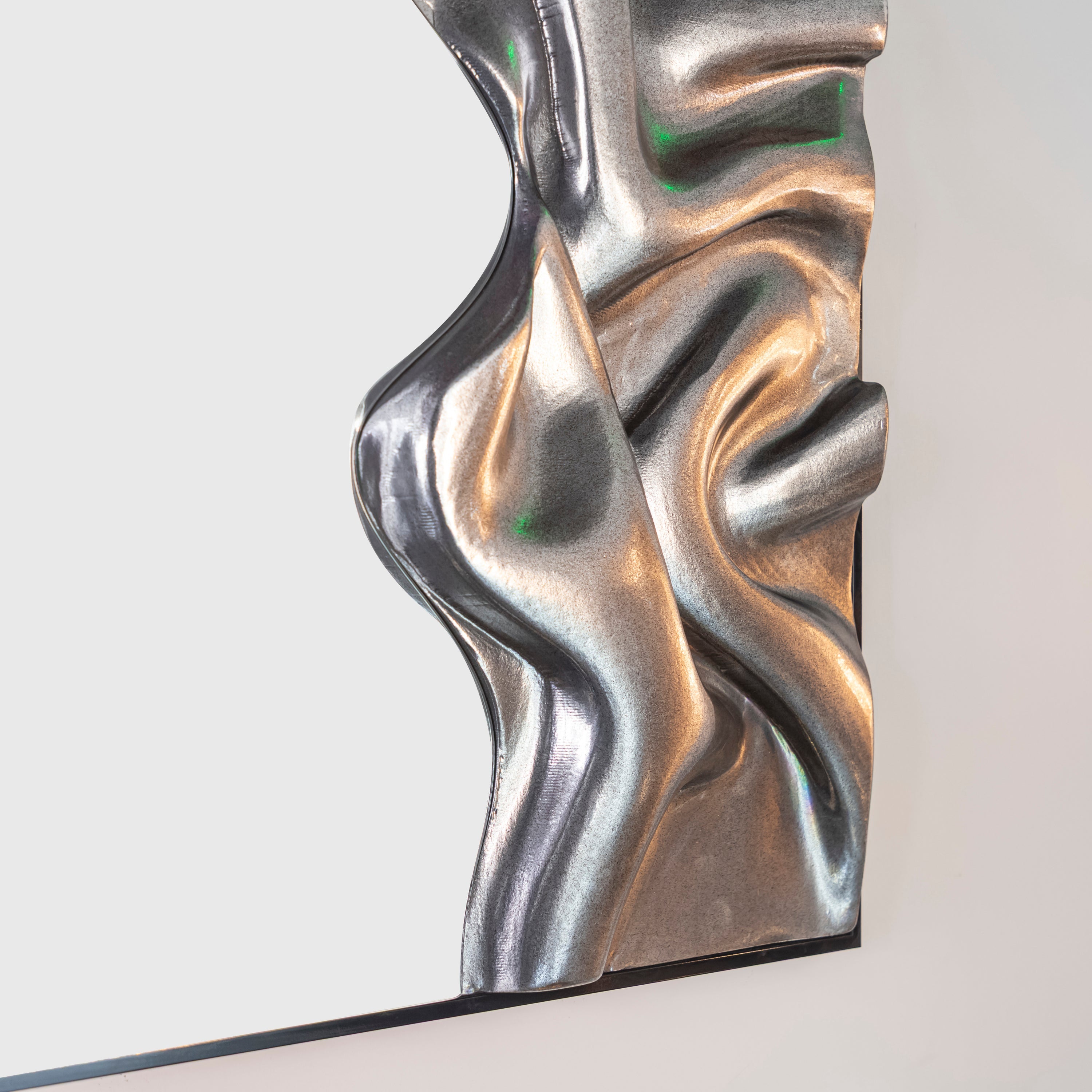 Silver Embossed Wall Art 90X120Cm