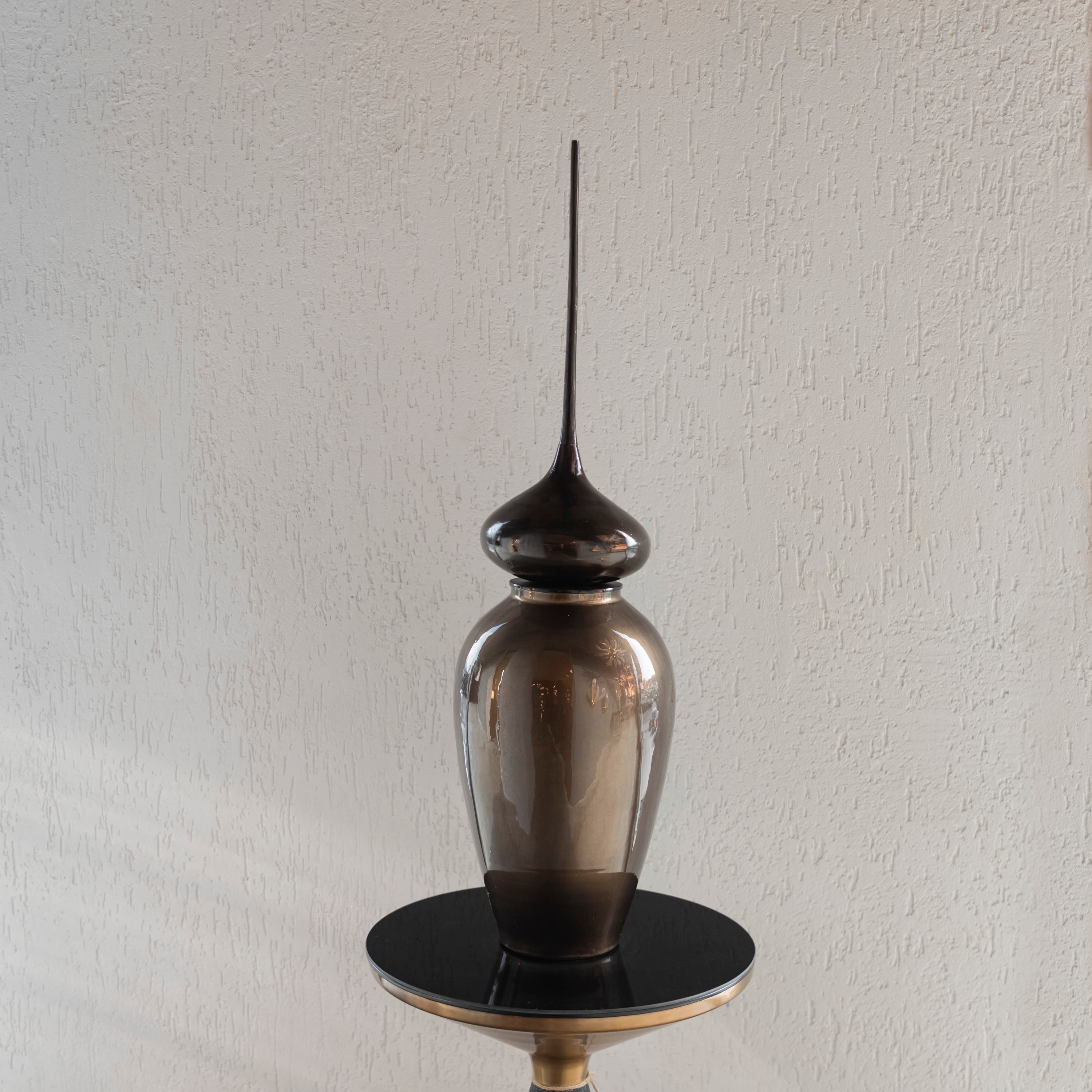 Bronze Cream Decorative Cube Object 26X93Cm