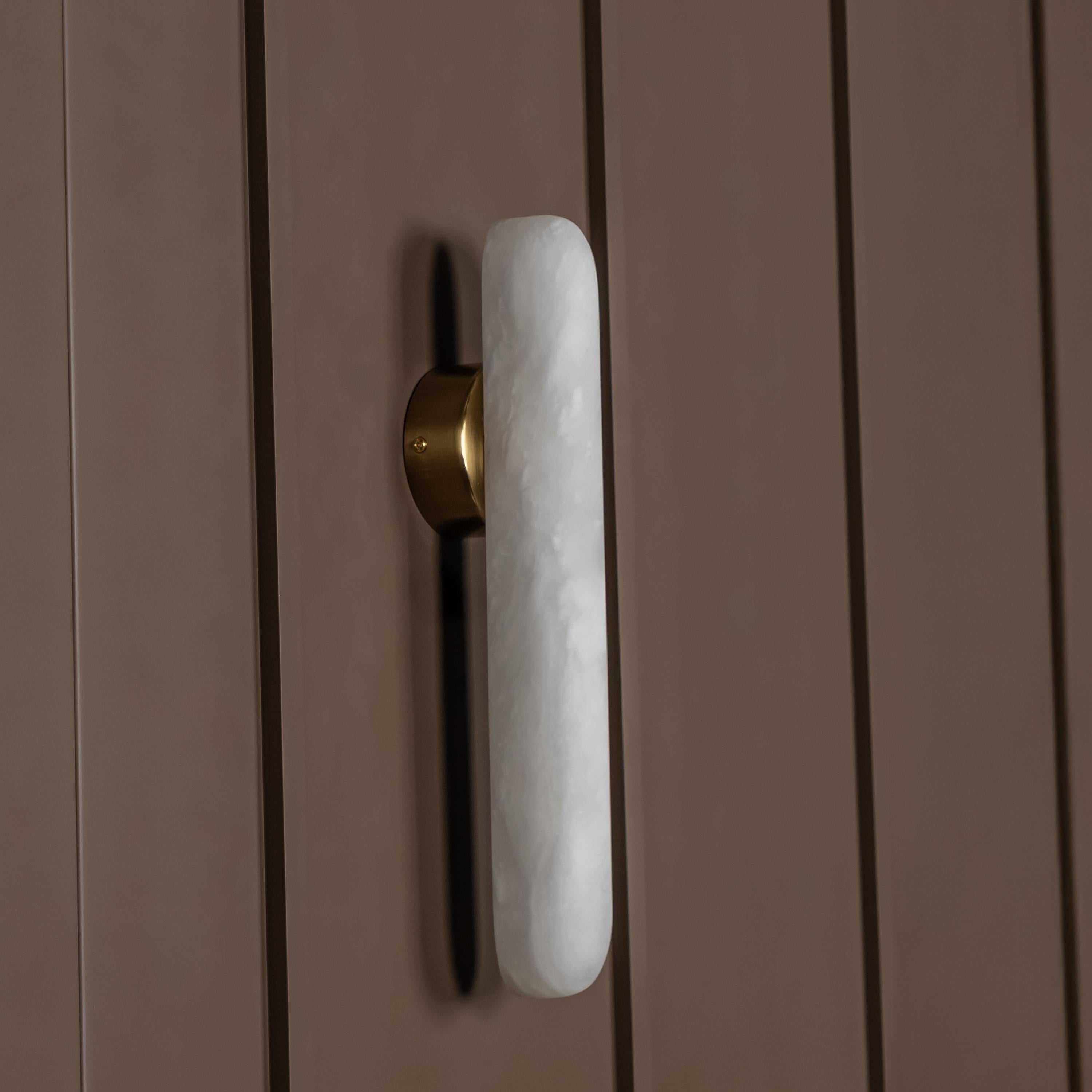 Iguazu Marble Wall Sconce 45 Cm - Heka Lighting & Trading Limited