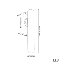 Iguazu Marble Wall Sconce 45 Cm - Heka Lighting & Trading Limited