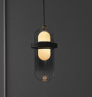 Kabil Single Smoked Glass Gray Pendant Light 28 Cm - Heka Lighting & Trading Limited