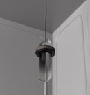 Kabil Single Smoked Glass Gray Pendant Light 37 Cm - Heka Lighting & Trading Limited
