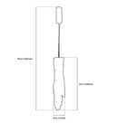 Kardal Smoked Acrylic Gold Led Pendant Light 50 Cm - Heka Lighting & Trading Limited
