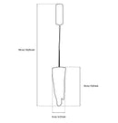 Kardal Transparent Acrylic Gold Led Pendant Light 30 Cm - Heka Lighting & Trading Limited