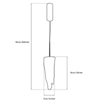 Kardal Transparent Acrylic Gold Led Pendant Light 30 Cm - Heka Lighting & Trading Limited