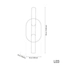 Katun Double White Marble Brushed Brass Wall Sconce - Heka Lighting & Trading Limited