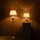 Kerava Antique Cream Color Porcelain Lampshade - Heka Lighting & Trading Limited