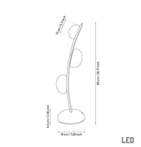 Kinþasa Black Leather Three Smoked Glass Table Lamp - Heka Lighting & Trading Limited